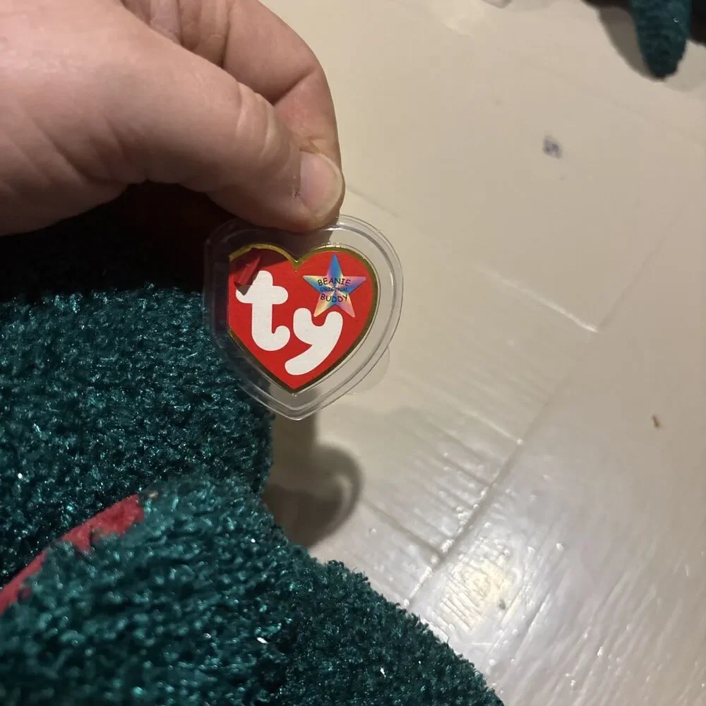 TY Beanie Baby Holiday Teddy 2001 – Large & Medium – Mint w/ Tags